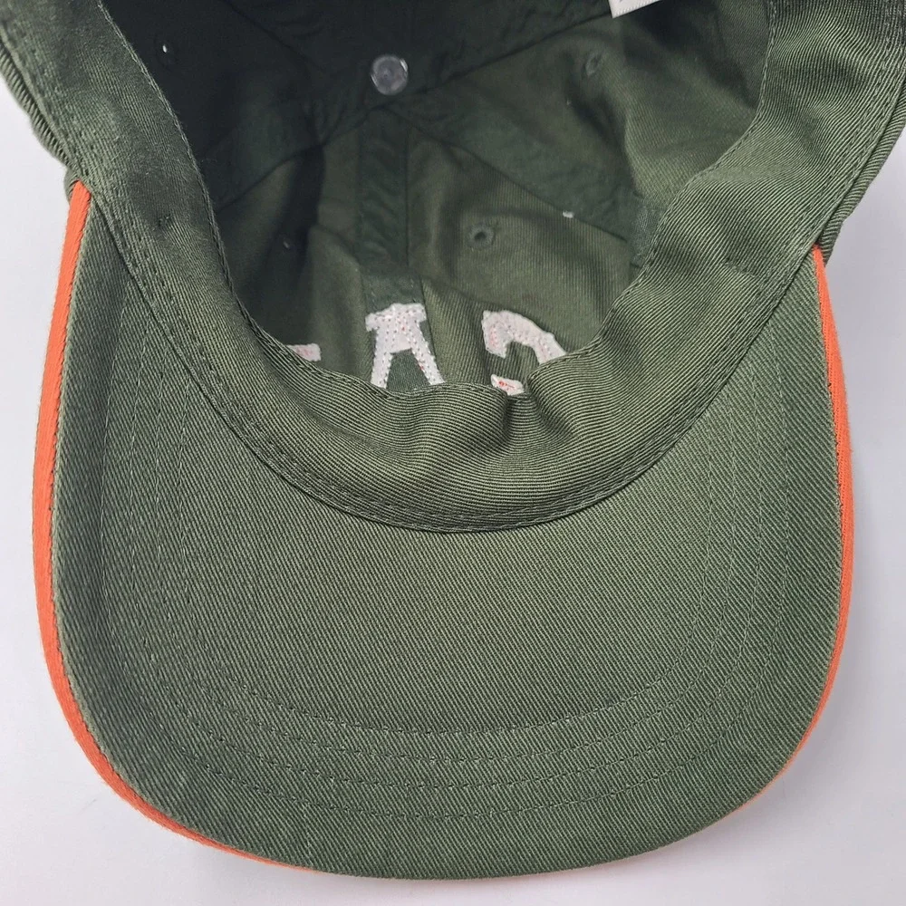 Kids Gap Hat Adjustable S-M Green Orange Logo Baseball Cap Casual Preppy Cotton